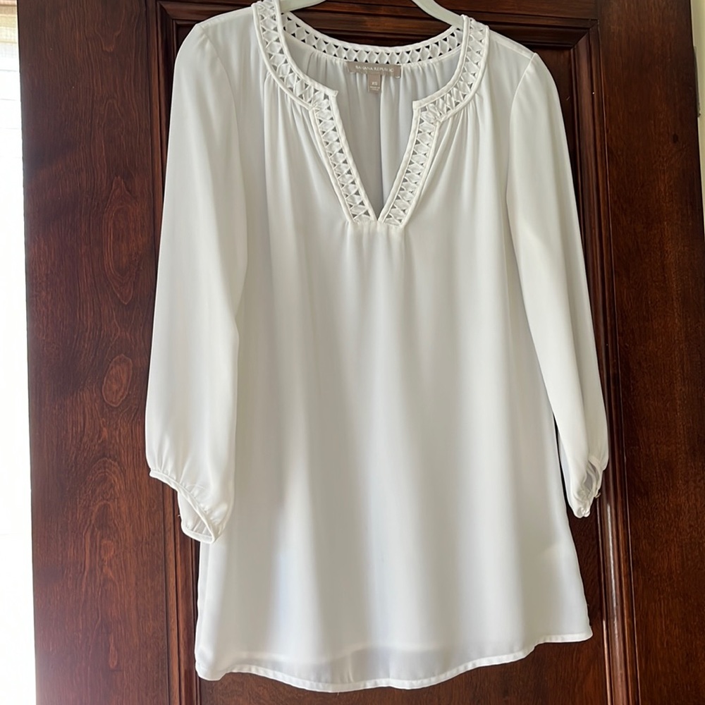 Banana Republic sheer blouse, XS